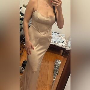 Meshki corset maxi dress